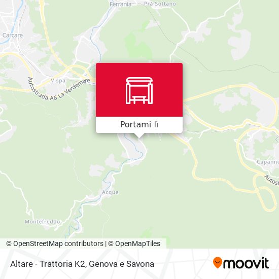 Mappa Altare - Trattoria K2