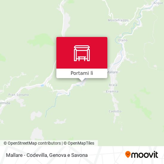 Mappa Mallare - Codevilla