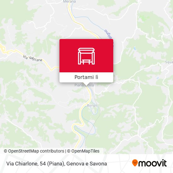 Mappa Via Chiarlone, 54 (Piana)