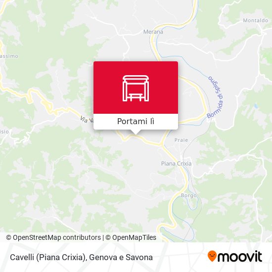 Mappa Cavelli (Piana Crixia)