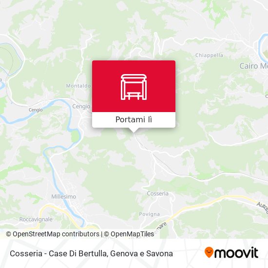 Mappa Cosseria - Case Di Bertulla