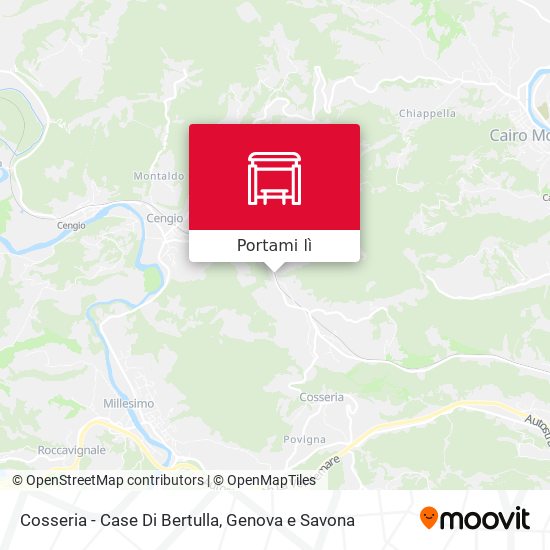 Mappa Cosseria - Case Di Bertulla