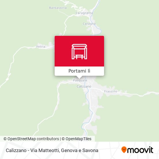 Mappa Calizzano - Via Matteotti