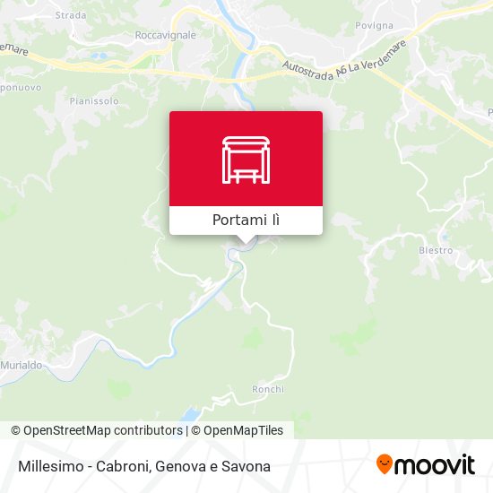 Mappa Millesimo - Cabroni