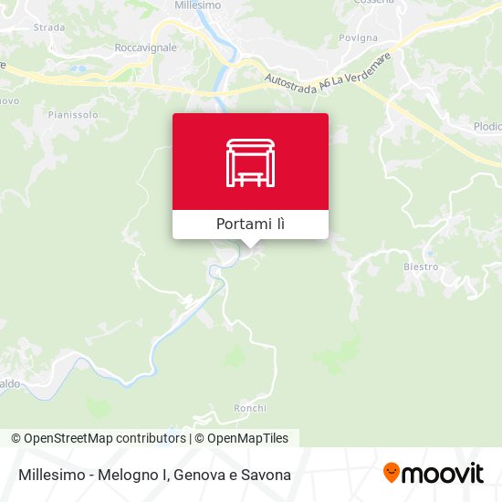 Mappa Millesimo - Melogno I