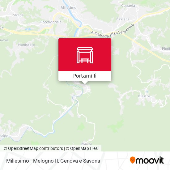 Mappa Millesimo - Melogno II