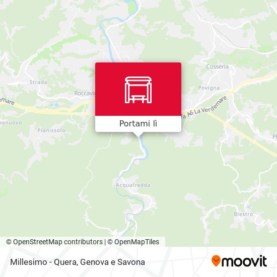Mappa Millesimo - Quera