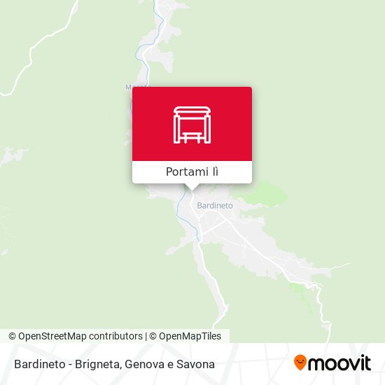 Mappa Bardineto - Brigneta