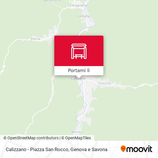 Mappa Calizzano - Piazza San Rocco