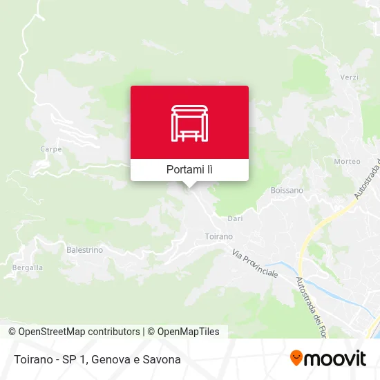 Mappa Toirano - SP 1