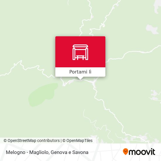 Mappa Melogno - Magliolo