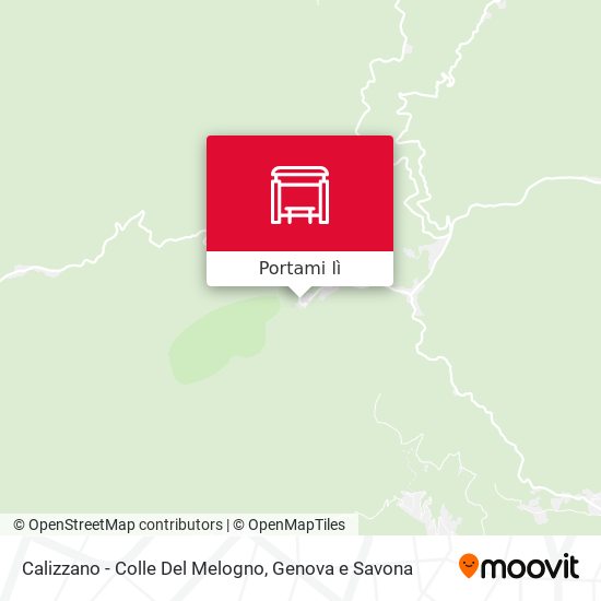 Mappa Calizzano - Colle Del Melogno
