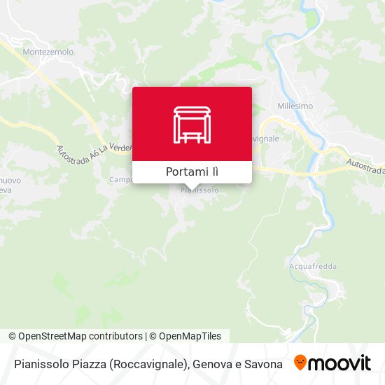 Mappa Pianissolo Piazza (Roccavignale)