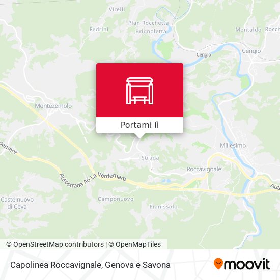 Mappa Capolinea Roccavignale