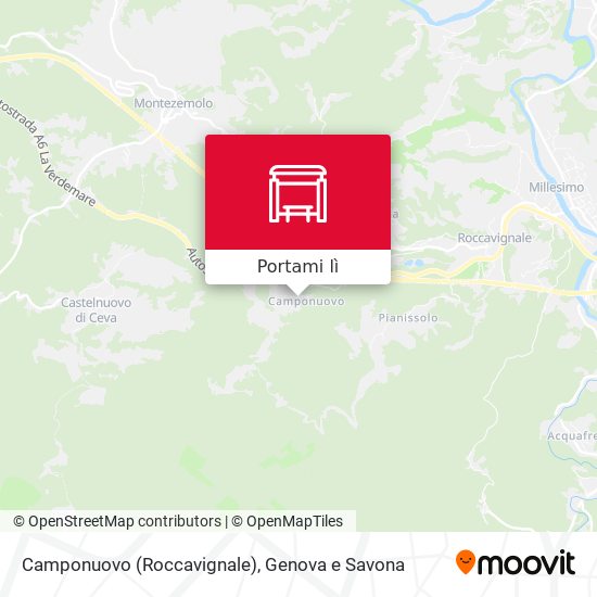 Mappa Camponuovo (Roccavignale)