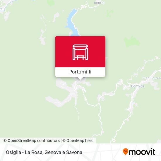 Mappa Osiglia - La Rosa