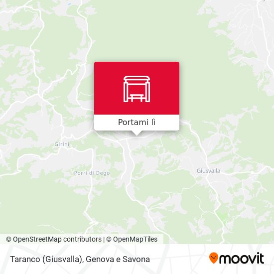Mappa Taranco (Giusvalla)
