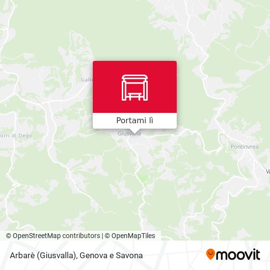 Mappa Arbarè (Giusvalla)