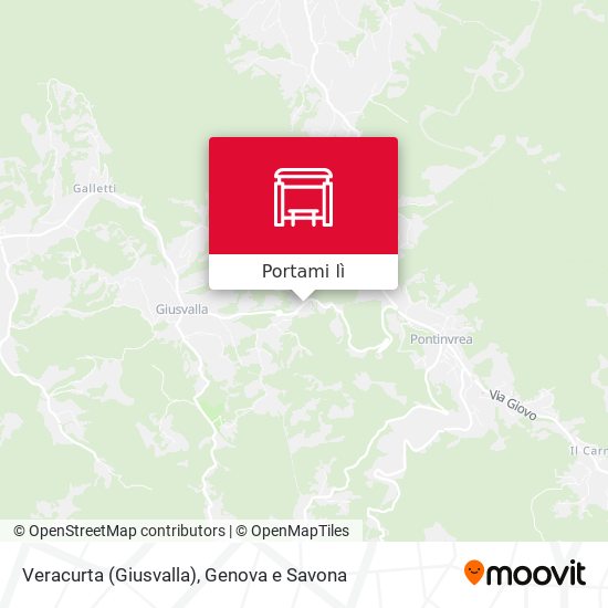 Mappa Veracurta (Giusvalla)