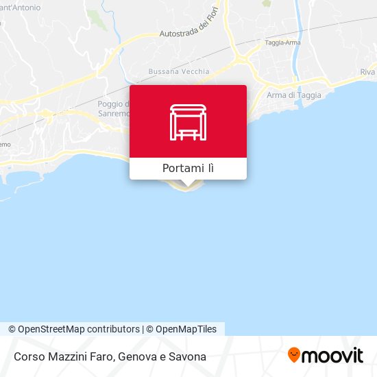 Mappa Corso Mazzini Faro