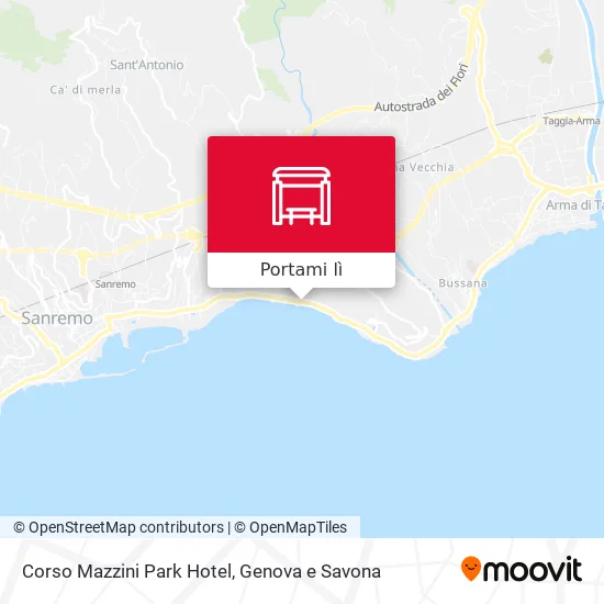 Mappa Corso Mazzini Park Hotel