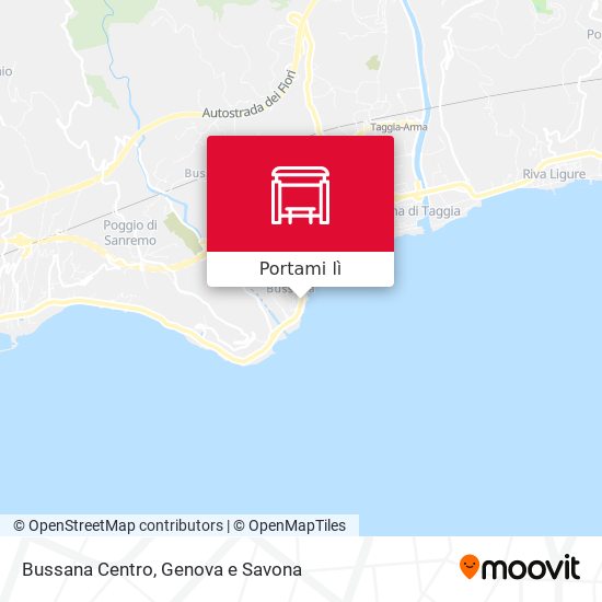 Mappa Bussana Centro