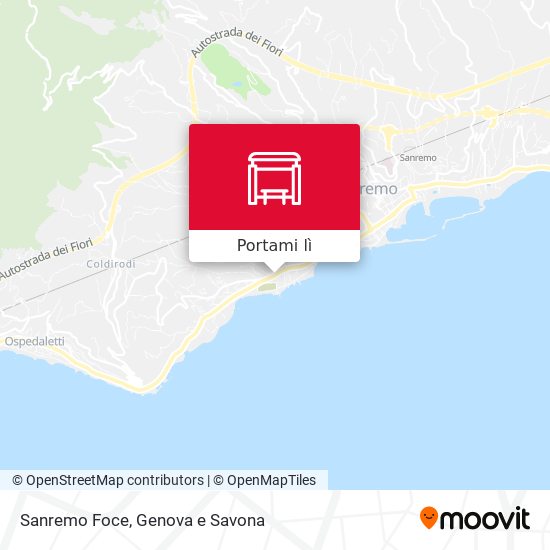Mappa Sanremo Foce