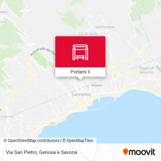 Mappa Via San Pietro