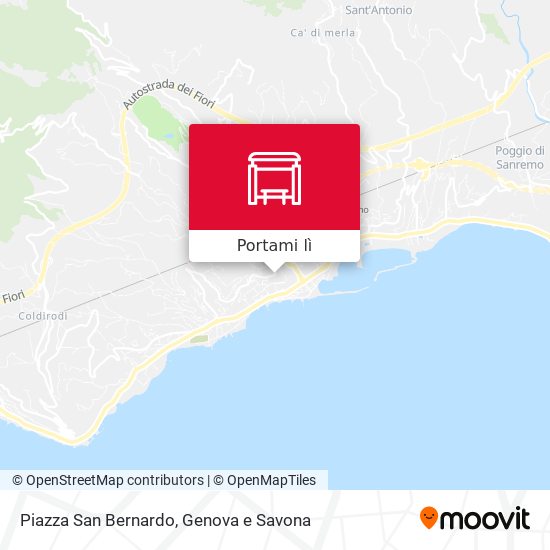 Mappa Piazza San Bernardo