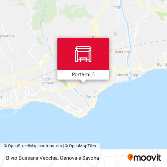 Mappa Bivio Bussana Vecchia