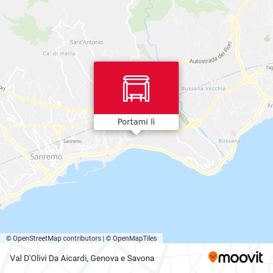 Mappa Val D'Olivi Da Aicardi