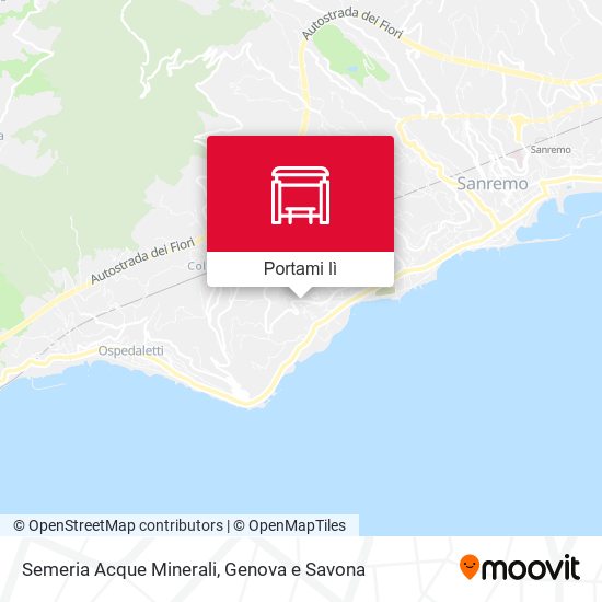 Mappa Semeria Acque Minerali