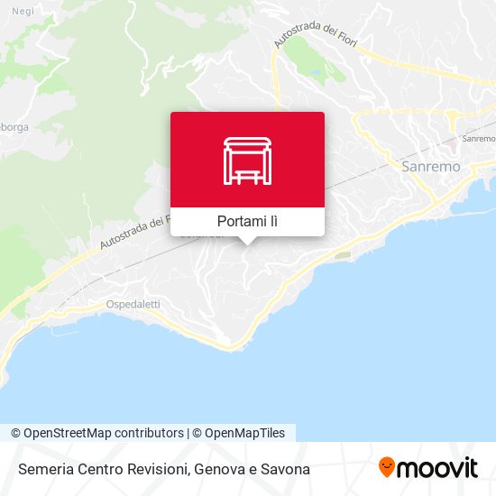 Mappa Semeria Centro Revisioni