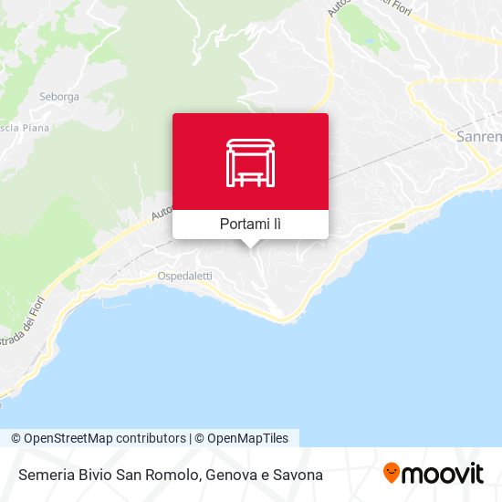 Mappa Semeria Bivio San Romolo