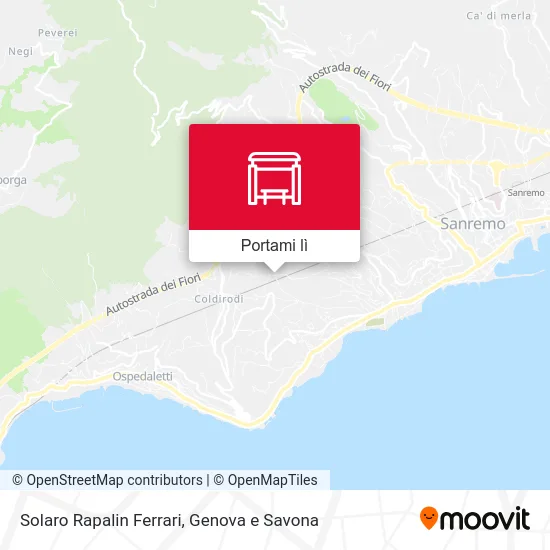 Mappa Solaro Rapalin Ferrari