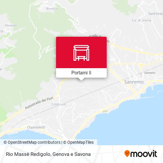 Mappa Rio Massè Redigolo