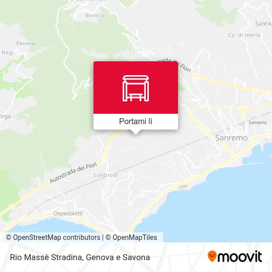 Mappa Rio Massè Stradina