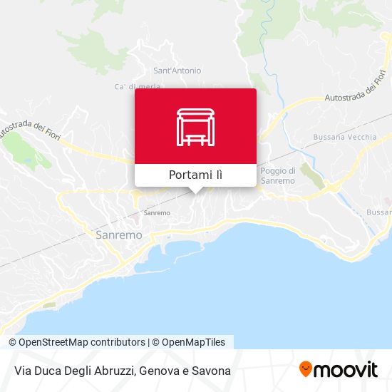 Mappa Via Duca Degli Abruzzi