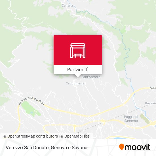 Mappa Verezzo San Donato