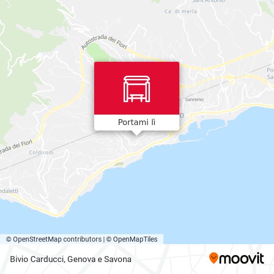 Mappa Bivio Carducci