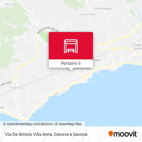 Mappa Via De Amicis Villa Anna