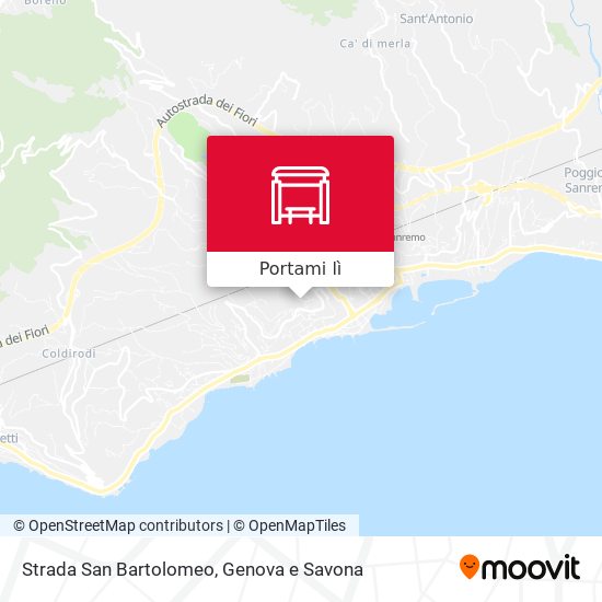 Mappa Strada San Bartolomeo