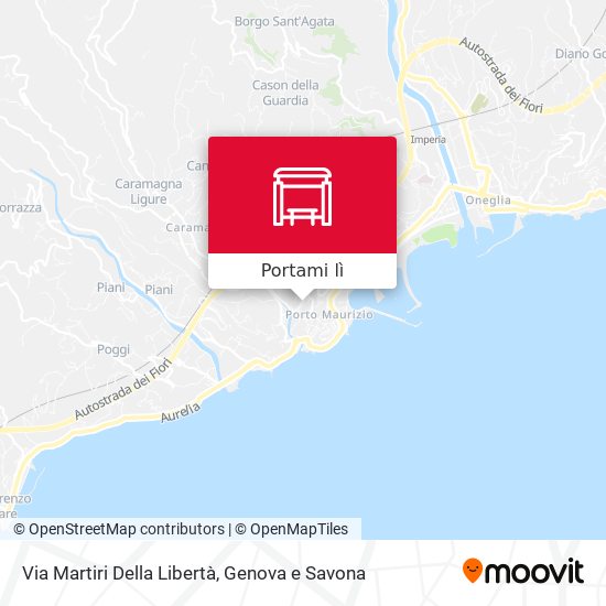 Mappa Via Martiri Della Libertà