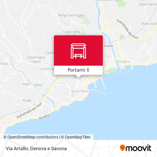 Mappa Via Artallo