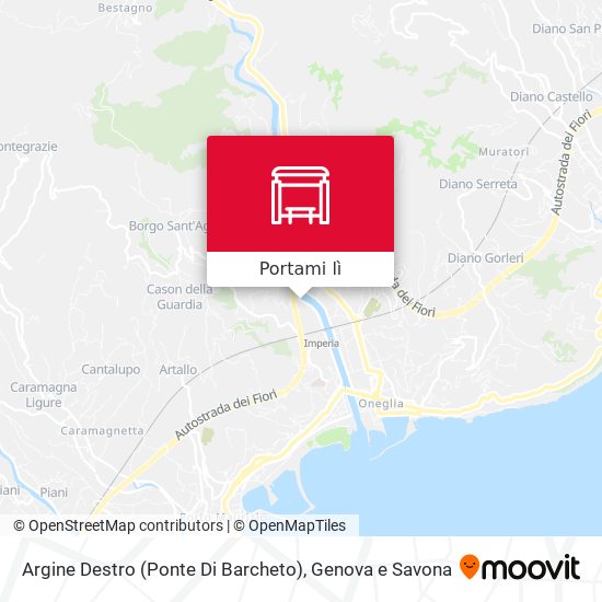 Mappa Argine Destro (Ponte Di Barcheto)