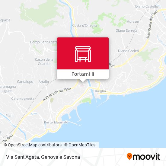 Mappa Via Sant'Agata