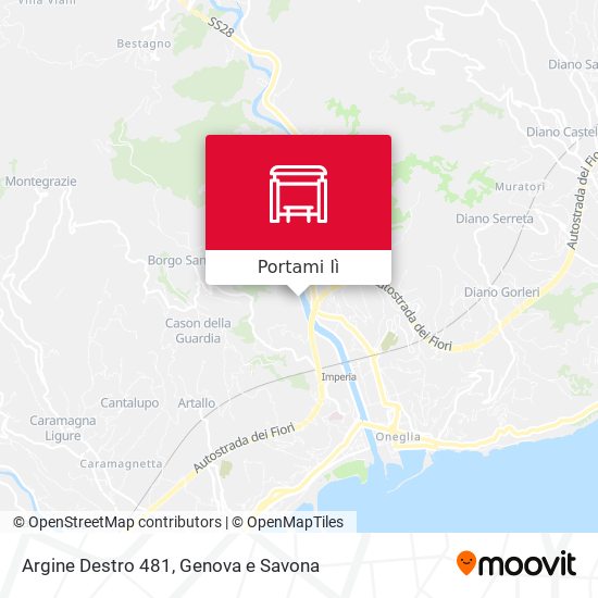 Mappa Argine Destro 481