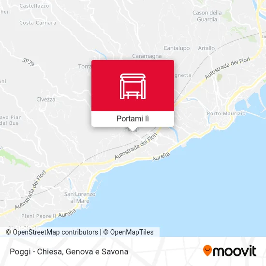 Mappa Poggi - Chiesa