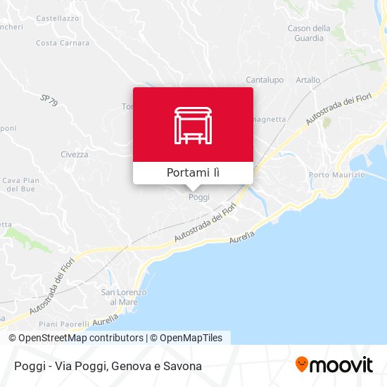 Mappa Poggi - Via Poggi