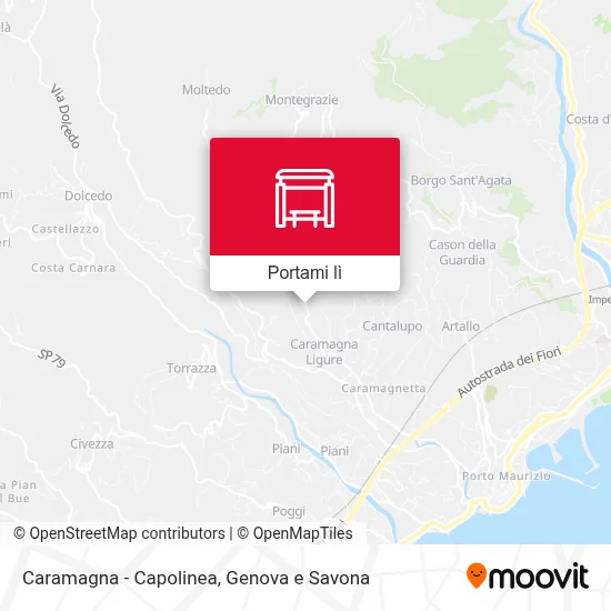 Mappa Caramagna - Capolinea